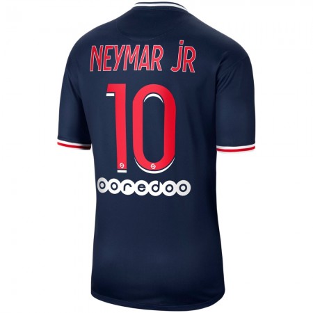 Koszulka Paris Saint-Germain Neymar JR 10 Domowe Stroje Piłkarskie 2020/21 Krótki Rękaw